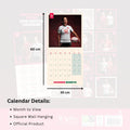 WELSH RUGBY UNION 2026 SQUARE CALENDAR