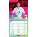 ENGLAND RUGBY UNION 2026 SQUARE CALENDAR