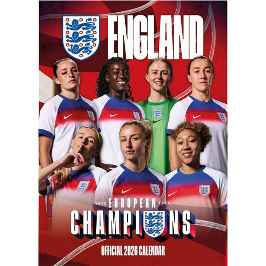 LIONESSES ENGLAND FC WOMEN'S FOOTBALL 2026 A3 CALENDAR