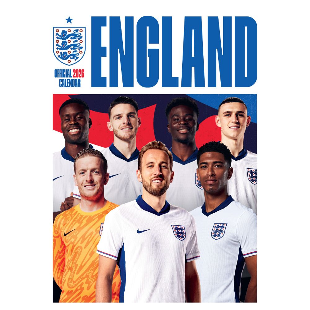 ENGLAND MEN'S FOOTBALL 2026 A3 CALENDAR