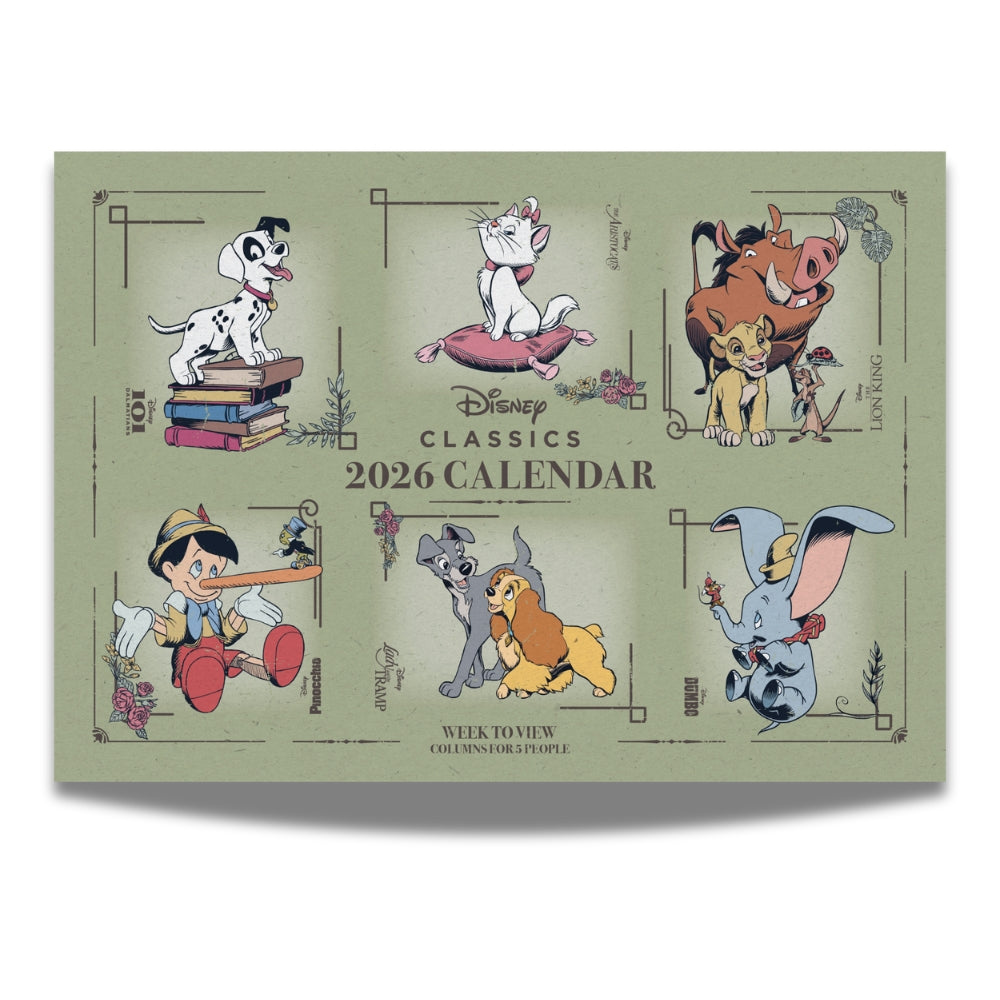 DISNEY CLASSICS 2026 A4 FAMILY ORGANISER