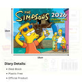 THE SIMPSONS 2026 DESK BLOCK CALENDAR