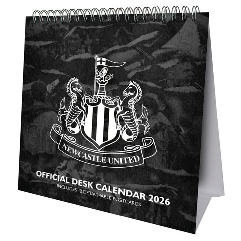 NEWCASTLE UNITED FC 2026 DESK EASEL CALENDAR