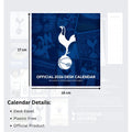 TOTTENHAM HOTSPUR FC 2026 POSTCARD DESK EASEL CALENDAR