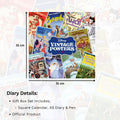 DISNEY VINTAGE POSTERS 2026 CALENDAR AND DIARY GIFT BOX SET