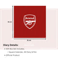 ARSENAL FC 2026 CALENDAR & DIARY MUSICAL GIFT BOX