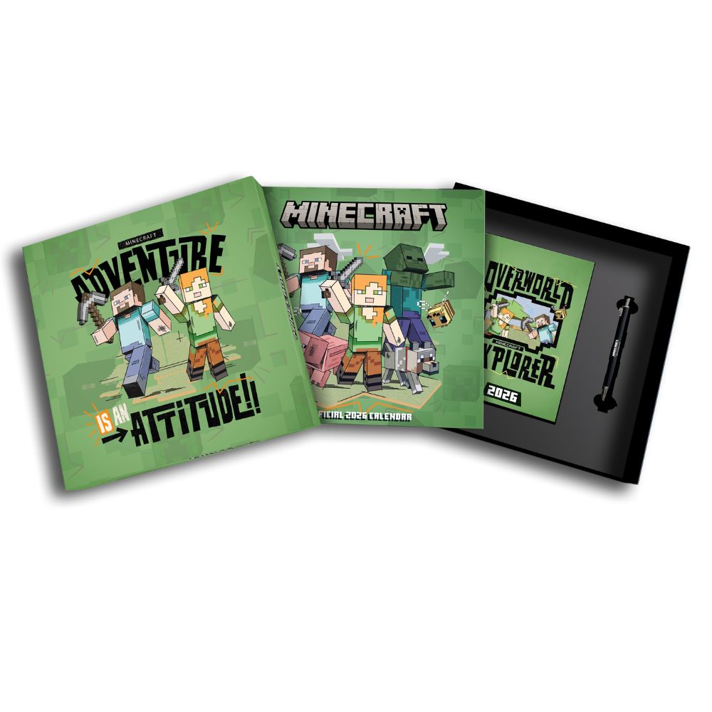MINECRAFT 2026 CALENDAR AND DIARY GIFT BOX - PRE-ORDER