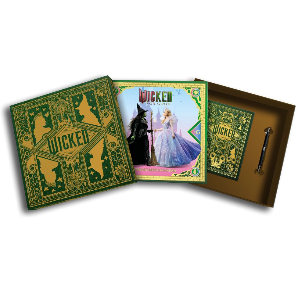 WICKED MOVIE 2026 CALENDAR AND DIARY GIFT BOX SET