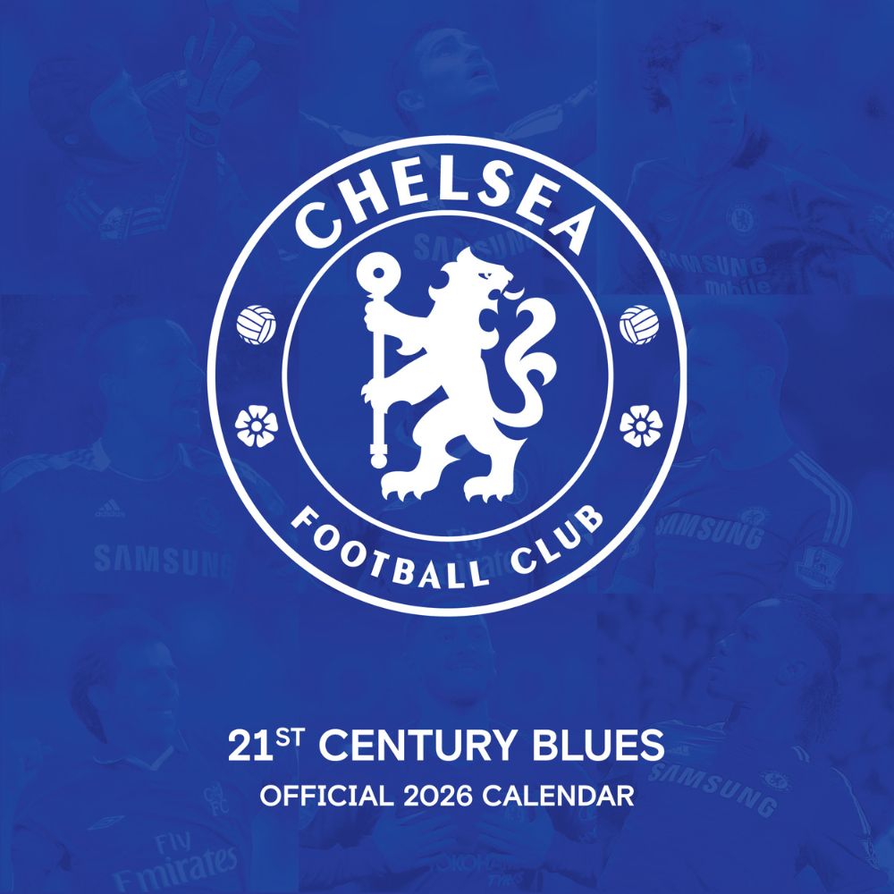 CHELSEA FC LEGENDS 2026 SQUARE CALENDAR - PRE-ORDER