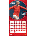 MANCHESTER UNITED FC LEGENDS 2026 SQUARE CALENDAR - PRE-ORDER
