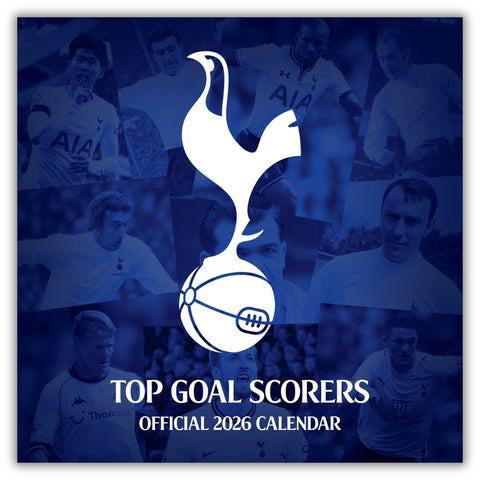 TOTTENHAM HOTSPUR FC LEGENDS 2026 SQUARE CALENDAR