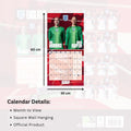 LIONESSES ENGLAND FC WOMEN'S FOOTBALL 2026 SQUARE CALENDAR