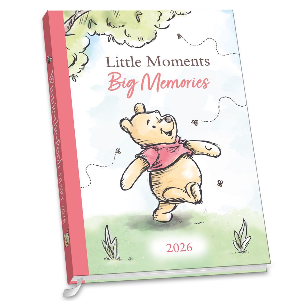 DISNEY WINNIE THE POOH CLASSIC 2026 A5 DIARY - PRE-ORDER