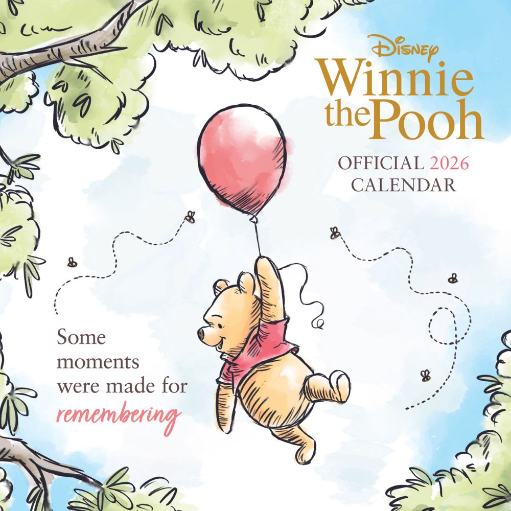 DISNEY WINNIE THE POOH 2026 SQUARE CALENDAR - PRE-ORDER