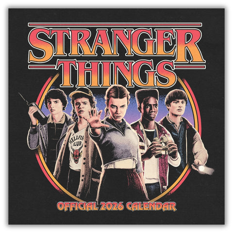 STRANGER THINGS SEASON 5 2026 SQUARE CALENDAR