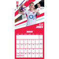 ENGLAND WOMEN'S RUGBY 2026 SQUARE CALENDAR