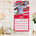 ENGLAND WOMEN'S RUGBY 2026 SQUARE CALENDAR