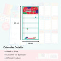RHS 2027 FAMILY ORGANISER CALENDAR (WITH POCKET AND STICKERS)
