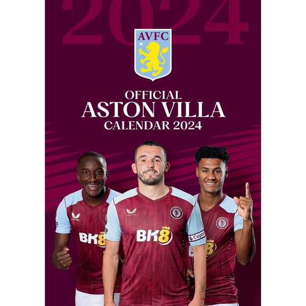 Aston Villa FC 2024 A3 Calendar