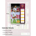 West Ham FC 2024 A3 Calendar