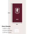 ASTON VILLA FC 2025 SLIM DIARY