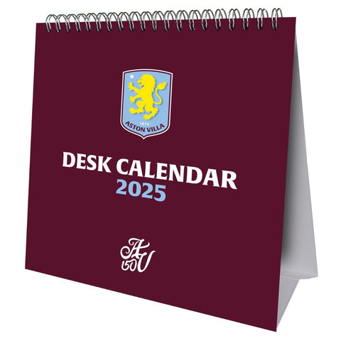 ASTON VILLA FC 2025 BUREAU-EASELKALENDER