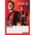 BOURNEMOUTH AFC 2025 A3 CALENDAR