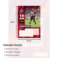 BRENTFORD FC 2025 A3 CALENDAR