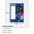 CRYSTAL PALACE FC 2025 A3 CALENDAR