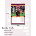 HEART OF MIDLOTHIAN FC 2025 A3 CALENDAR