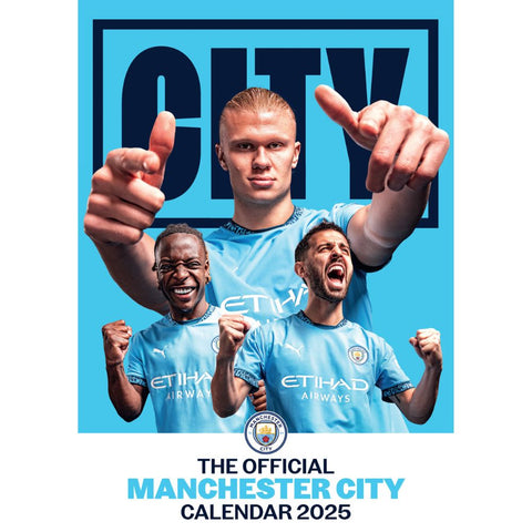 MANCHESTER CITY FC 2025 A3 CALENDAR