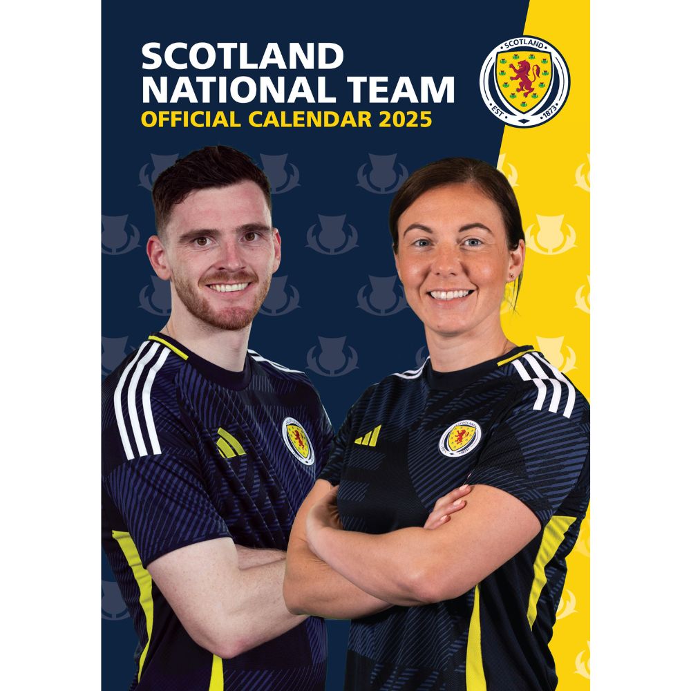 SCOTTISH NATIONAL FOOTBALL 2025 A3 CALENDAR