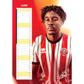 SHEFFIELD UNITED FC 2025 A3 CALENDAR