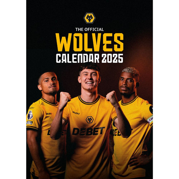 WOLVERHAMPTON FC 2025 A3 CALENDAR