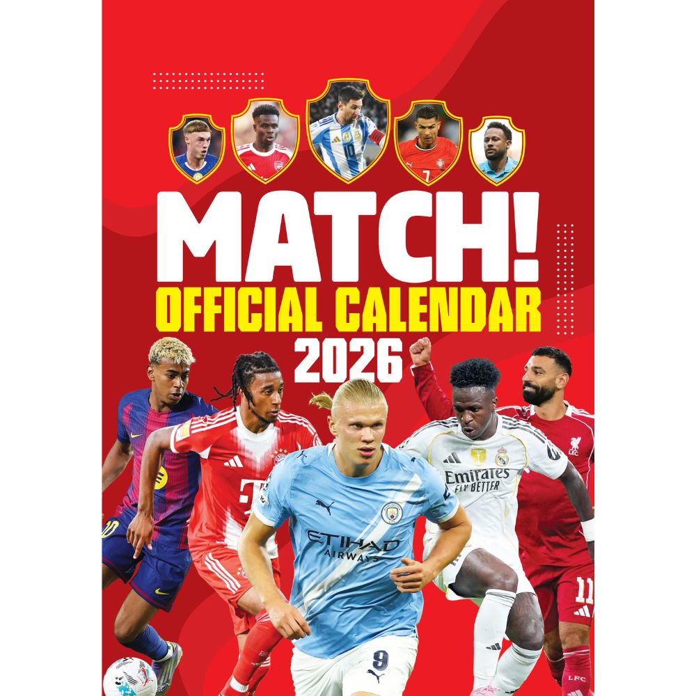 MATCH! FOOTBALL MAGAZINE 2026 A3 CALENDAR