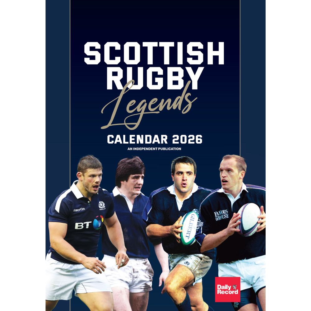 SCOTTISH RUGBY UNION 2026 A3 CALENDAR
