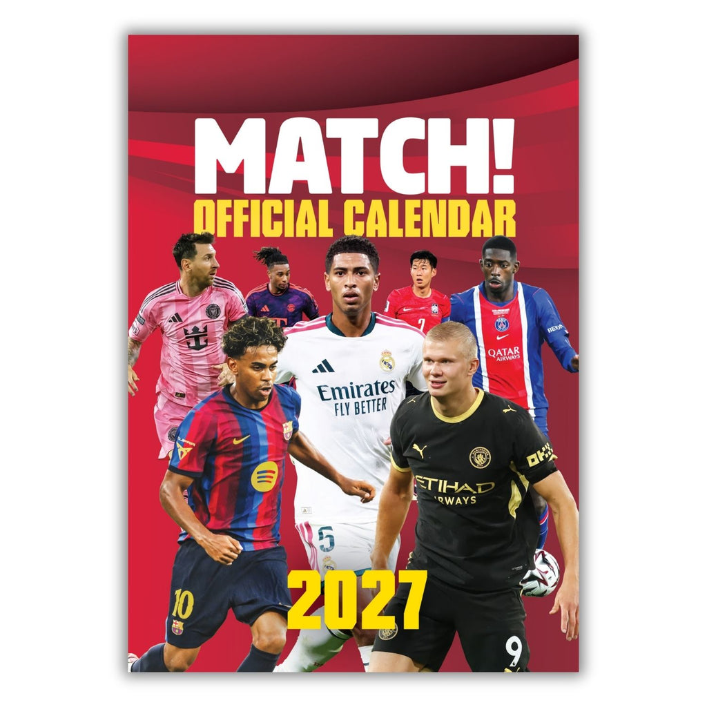 MATCH! FOOTBALL MAGAZINE 2027 A3 CALENDAR