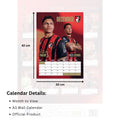 BOURNEMOUTH AFC 2026 A3 CALENDAR