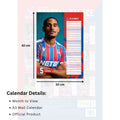 CRYSTAL PALACE FC 2026 A3 CALENDAR