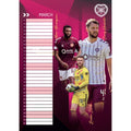 HEART OF MIDLOTHIAN FC 2026 A3 CALENDAR