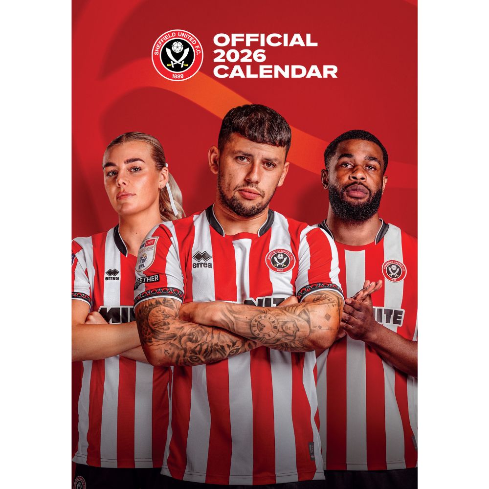 SHEFFIELD UNITED FC 2026 A3 CALENDAR