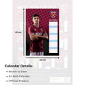 WEST HAM UNITED FC 2026 A3 CALENDAR