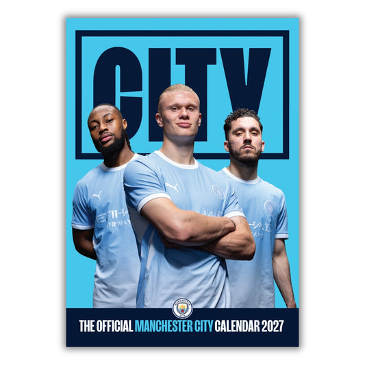 MANCHESTER CITY FC 2027 A3 CALENDAR