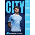 MANCHESTER CITY FC 2027 A3 CALENDAR