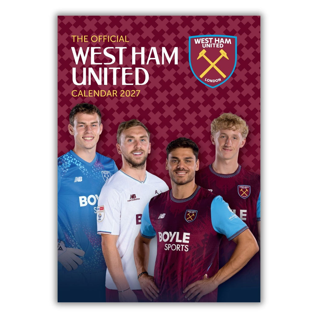 WEST HAM UNITED FC 2027 A3 CALENDAR