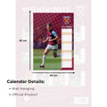 WEST HAM UNITED FC 2027 A3 CALENDAR