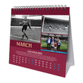 WEST HAM UNITED FC 2027 DESK EASEL CALENDAR