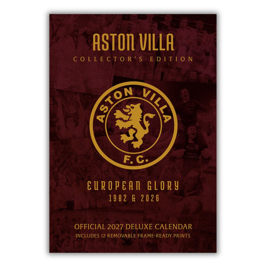 ASTON VILLA FC 2027 A3 DELUXE CALENDAR
