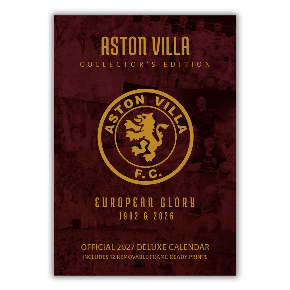 ASTON VILLA FC 2027 A3 DELUXE CALENDAR