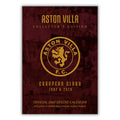 ASTON VILLA FC 2027 A3 DELUXE CALENDAR - PRE-ORDER